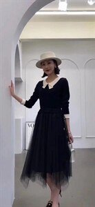 秋装连衣裙图片