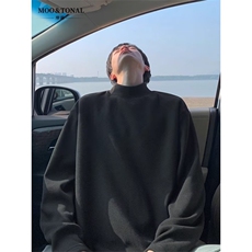 网络图，德绒半高领保暖内搭男士打底衫男T恤XZ302B-1-W188P25，男装T恤，星座302B-1