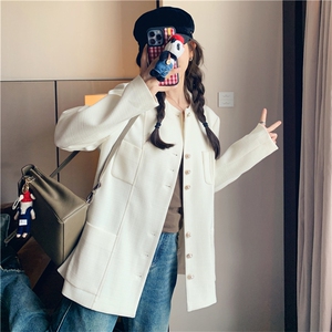 设计感炸街西装外套女2025春秋季新款韩系气质小香风显瘦西服上衣图片