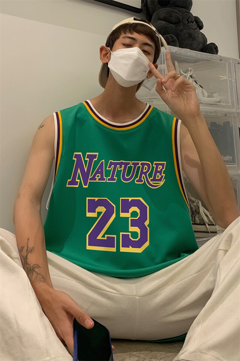 特批2026夏季宽松无袖网眼透气背心篮球服情侣T926P25控39,男装背心/马甲,电商A247