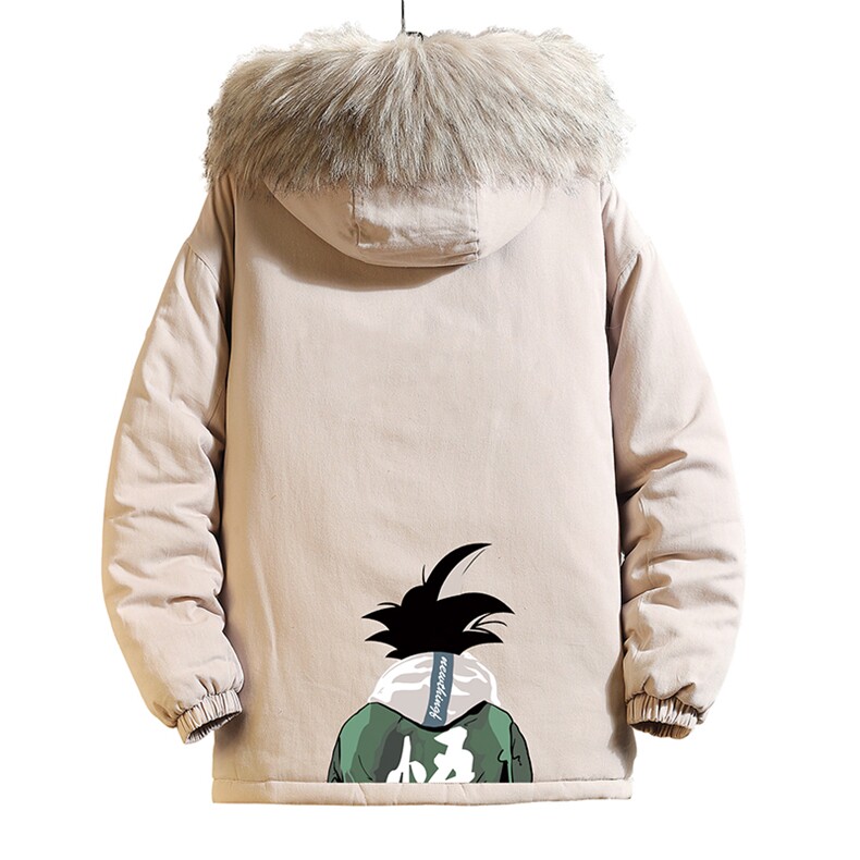 MM48005-P130冬季大毛领衣男士大码加厚袄男服砖墙挂拍,男装棉衣,电商A040A