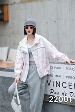 时尚印花连帽款外套，青春活力，其它，伊然