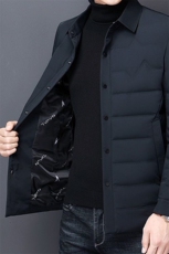 90%白鸭绒男士羽绒服衬衫冬季轻薄外套2024星座1512-1-2803-P170，男装衬衫，星座1512