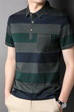 POLO衫男士短袖t恤翻领2023夏季新款潮牌休闲商务男装上衣，男装T恤，电商B212（原钱塘6029）