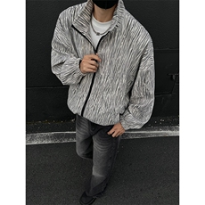 现货JK10071-特批55夏季大码灯芯高品质夹克外套宽松情侣上衣，男装夹克，电商A059
