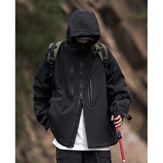 24冬单板防风保暖山系户外滑雪服男士加棉加厚中性风外套M70-P140，男装棉衣，电商A001-1