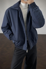 冬装老钱风加棉加厚夹克外套棉服男女翻领棉衣棒球服潮M813-P65，男装夹克，电商A441