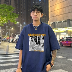 量大优供视频重磅麂皮绒短袖T恤男JPDX219-特P19，男装T恤，电商B367