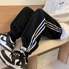 重磅摇粒绒魔术贴束脚裤XZ604-KP48-P55控68，男装休闲裤，星座604
