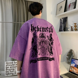 量大优可供抖音视频 支持得物品质配合二开 美式水洗短袖t恤SX106图片