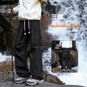 机能设计感加绒加厚时尚铆钉宽松休闲裤JRK730-特批-38图片