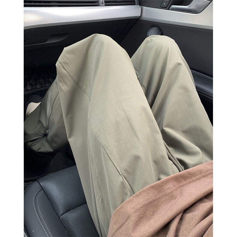 现货夏季LU版裤脚拉链速干户外防水机能裤子特P40,男装休闲裤,电商D205