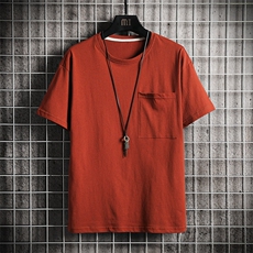 DX24099-P25大口袋百搭短袖t恤男大码半袖体恤上衣服，男装T恤，电商A040A
