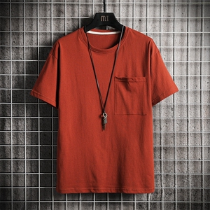 DX24099-P25大口袋百搭短袖t恤男大码半袖体恤上衣服图片