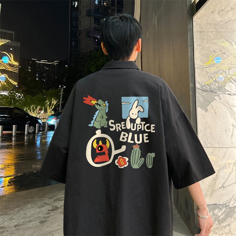 量大优供视频冰丝短袖衬衫男DS236-特P25,男装T恤,电商B367