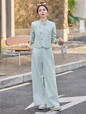 2026春季新款淑女气质御姐炸街两件套套装，女装套装/套裙，伊仟回