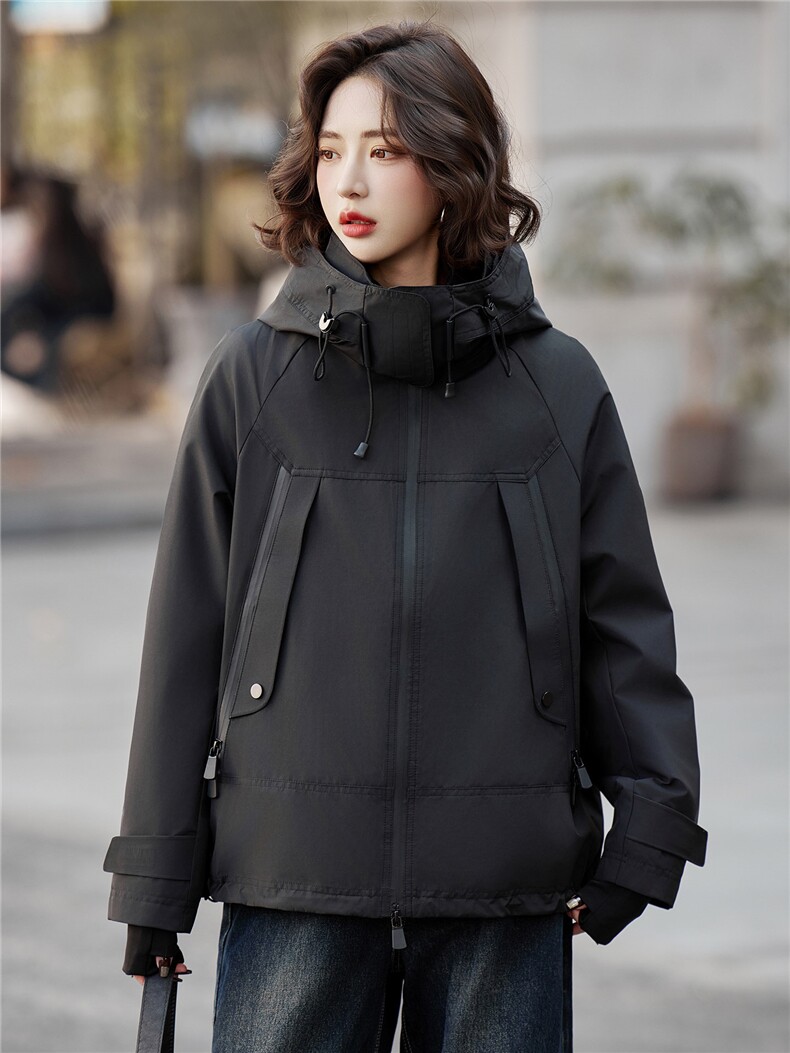 高端鹅绒女两件套2025冬季新款连帽保暖加厚派克服(内含报告）,女装羽绒服,靓衣阁