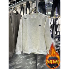 1506-1/WW721/P45式扎染复古圆领长袖卫衣男字母加绒上衣百搭，男装卫衣，星座1506-1