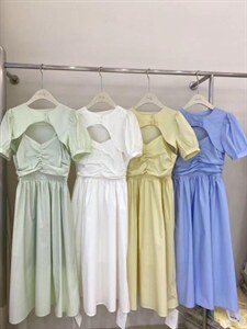 现货 新款两件套连衣裙,女装连衣裙,MI MI(1F)