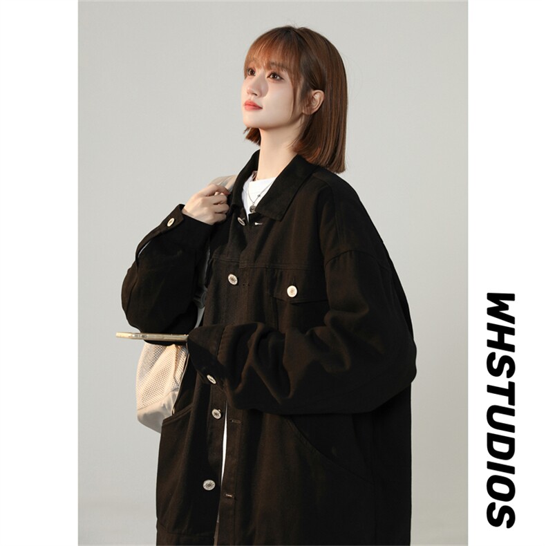 JK8003/P55春装现货中性风洗水夹克男女简约外套上衣百搭潮，男装夹克，电商A141