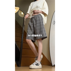 2025夏季新款时尚男士格子短裤百搭垂感休闲五分裤DK881-特P20，男装牛仔裤，电商A006