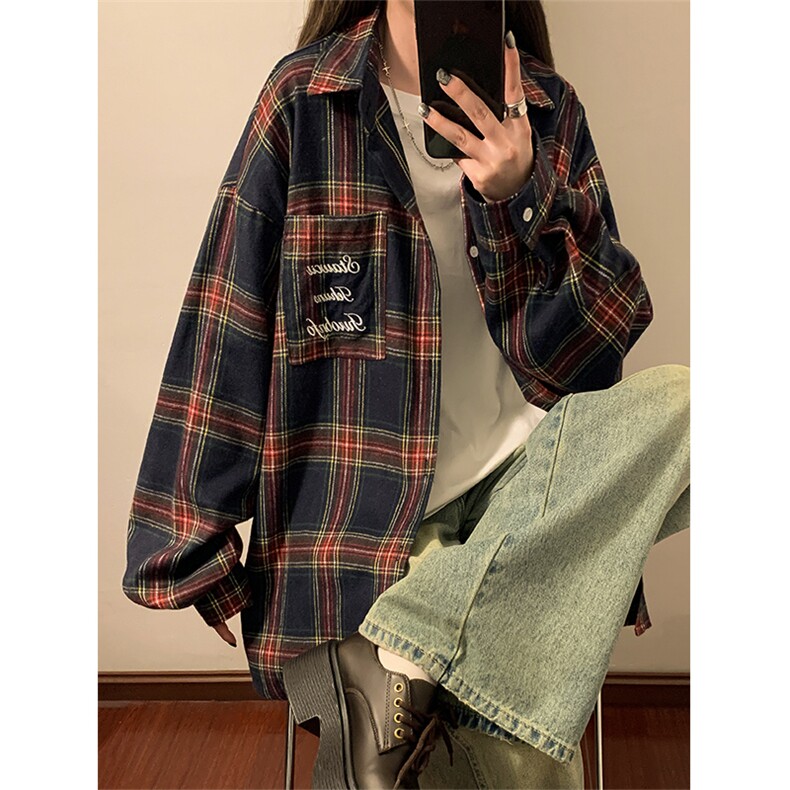 春秋季衬衫新款宽松休闲男女同款衬衣XZ102B-1-CS2512P45,男装衬衫,星座102B-1