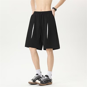 2025新款短裤男夏季休闲运动中裤男生宽松五分裤日系K6367-P35图片