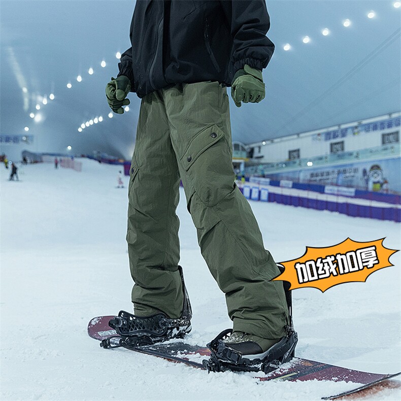 真！！标90绒羽绒裤内所暖工装伞兵裤A014-DY25098-P155，男装棉裤，电商A014