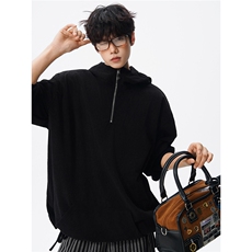 【现货】WY5520-P45特控78大码高克重连帽拉链套头卫衣外套，女装短外套，电商D232