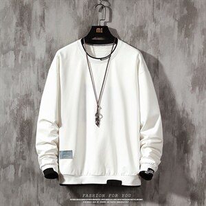 ins春季男士卫衣套头宽松日系潮上衣青少年卫衣W777-P30图片