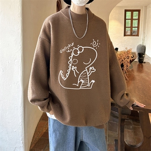 控68半高领毛衣男士大码针织衫男毛线衣男 M18172-P45 加绒款-P65图片