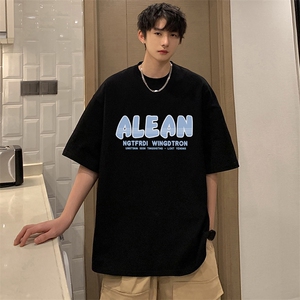 麂皮绒短袖t恤男大码半袖男 JD82291-P25图片