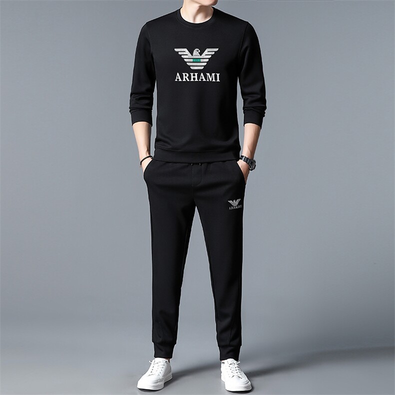 S3057-2钱塘2020-2中青年男士春旗薄款时尚休闲简约长袖卫衣P137图片