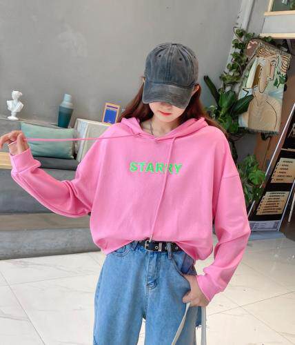 秋款休闲戴帽卫衣，女装卫衣/绒衫，泽妤