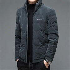 B-N6653冬季男士羽绒服外套男装立领修身白鸭绒保暖潮流帅气P186，男装羽绒服，电商B360