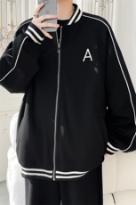 WY208/P75春装新款高品质不起球刺绣卫衣男立领棒球服潮外套，男装卫衣，电商基地A050