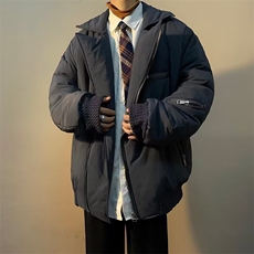 秋冬潮牌宽松外套男美式vintage高街多口袋飞行棉服W7896-P80，男装夹克，星座512-4