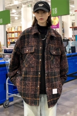 2023秋冬新品宽松时尚衬衫中性翻领上衣外套男女8362-P90控价128，男装衬衫，电商A441-1