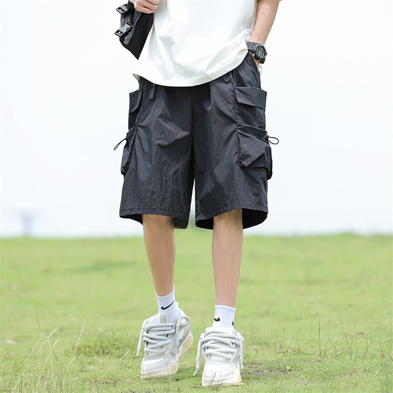 休闲短裤男韩版潮流多口袋个性帅2023夏季新款ins五分裤K4223-P34,男装休闲裤,星座412-3