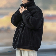 大货主推羊羔毛棉衣男加厚冬季外套102P110，男装棉衣，电商A309