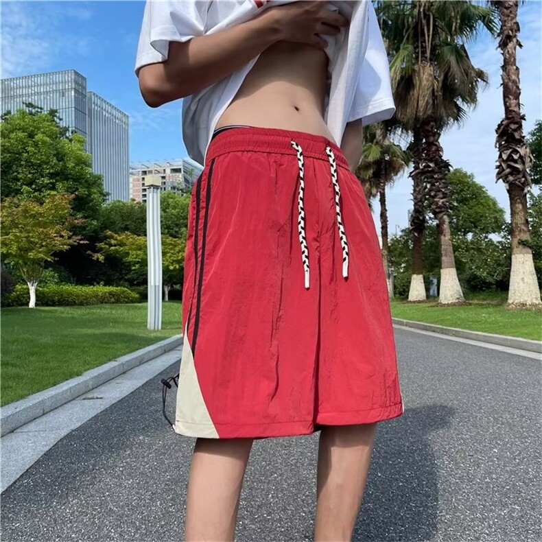 短裤男士夏季薄款速干运动美式潮牌休闲篮球沙滩五分裤子DK27-P30图片