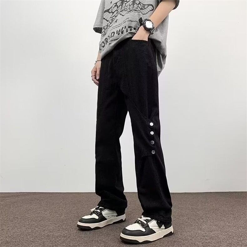 2024美式牛仔裤男款直筒长裤潮C6169P55,男装牛仔裤,星座1116-2