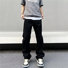 夏款男牛仔裤微喇叭直筒宽松长裤NK163P30，男装牛仔裤，星座1013-1