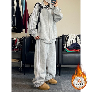 加绒加厚运动服套装W4641JR（加绒）特P53/K8579JR（加绒）特P43图片