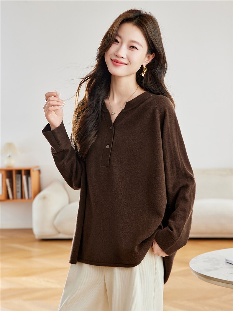 羊毛衫女100羊毛打底衫胖mm特大码绝美上衣秋冬高级感外穿毛衣,女装羊毛衫,艾米