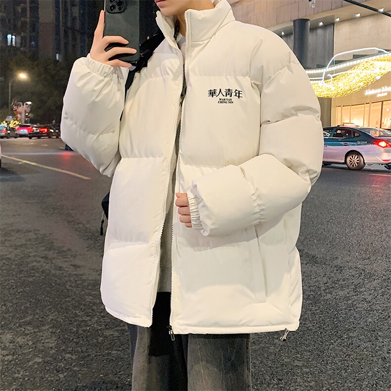 华人青年抖音直播得物高品质宽松面包服棉衣外套M1168P65,男装棉衣,电商C408-1(原B339-1)