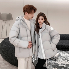 继续主推韩版情侣装羽绒服男短款男女中青年学生创意羽绒外套，男装羽绒服，钱塘723