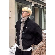 JY600-P97座山雕毛绒绒高级感夹棉衣棉服网图，男装棉衣，星座1501-3