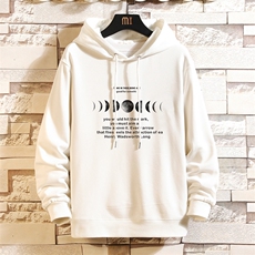 WY21435-P40加绒P45纯连帽卫衣男大码运动帽衫宽松薄外套，男装卫衣，电商A040A