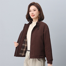 叶笙衣1196假两件加棉加厚外套，女装棉衣/棉服，叶笙衣